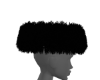 AA! Black Fur Head Wrap