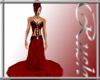 Goth Red Formal Dress