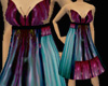 Turquoise Fuschia Dress