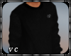 Black V jumper