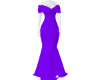 (BM) Violet wedding gown