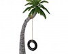 Palm tree w/tire swing