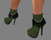 {LA} Green blk boots