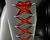 orange thigh corset