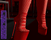 Stripped Fishnet Heel R