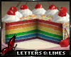 L&L Rainbow Cake