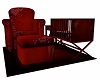 Red Heart Crib and Chair