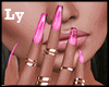 *LY* Spring Pink Nails