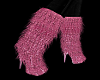 Pink Fuzzy Boots
