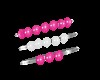 Pink Pearl Hoop Bracelet