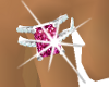 Hot Pink Diamond Ring
