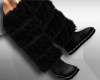 *W* Black Fur Boots