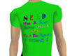 Nerdy Income Green Tees