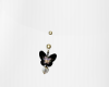 b Butterfly belly ring