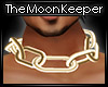 [M] Gold Chain Collar
