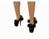 black fantasy heels
