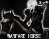 ! Black Riding Warhorse