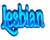 Lesbian wall sign