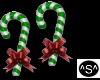 ^S^ Candy Cane Earrings