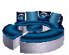 Blue Dolphin chat couch