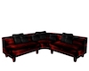 Corner Couch-Red