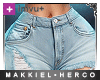 ! Jeans Light Ripped
