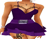 {D}Short Purple Dress