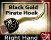 Black Gold Pirate Hook R