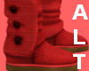 [ALT]Red Knit Boots