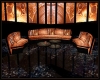 SQ Copper & Black Sofa 