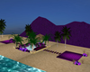 purple beach