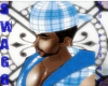 blue plad swagg hat