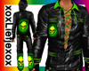 [L] Green Skull Jacket