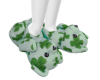 green teddy shoe