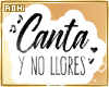 Canta Y No Llores Cutout