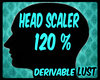 M/F 120 %Head Scaler