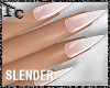 Pinkish Slender Nails