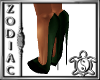 Green miniskirt heels