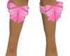 pink garter bows
