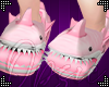 0! Sharky Slippers PNK
