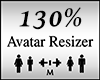 Avatar scaler 130%