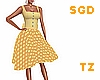 SIXTIES GOLD DRESS