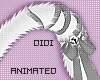 !!D Cute Cat Tail Grey L