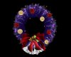 Purple Christmas Wreath