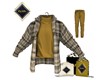ALECK JACKET GLDMUL (M)