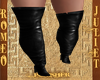 (R&J)Black Leather Boots