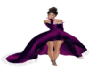 Dark Purple Gala Gown