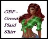 GBF~ Green Plaid Shirt