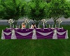 Purple Head WeddingTable