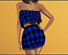 Blue PJs Plaid Short (F)